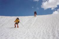 Glissade at Silver Pass